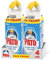 Pato - WC Acción Total limpiador para inodoro Oceano, limpia y perfuma, 750ml (2 x Duo Pack, 4 unidades)
