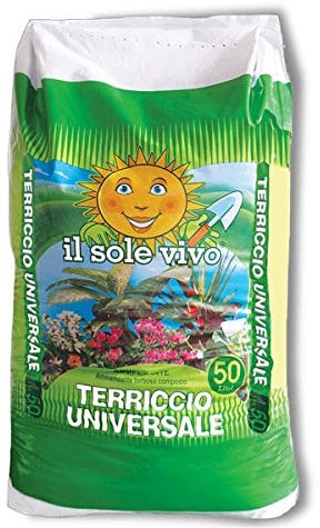 trasimeno Sole Vivo Terriccio Universale 80LT Terriccio Universale Indicato per Piante Verdi, da fiori e bulbi