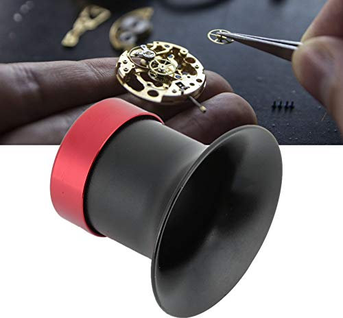 Redxiao Uhren Reparatur Werkzeug, Uhrmacherlupe, 10x Juwelierlupe Uhrmacher Augenlupe Okular Reparaturwerkzeug Ansehen Uhrenwerkzeug Lupe für Schmuck Diamanten Uhr Hobby Schmuck Münzen Uhrmacher