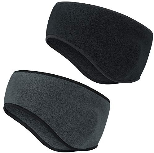 Stirnband Winter Headband Kopf Band Sport Bandana Ear Warmers Sport Ohrenschützer Thermal Stirnbänder elastisch für Damen und Herren zum Joggen Laufen Wandern Radfahren und Motorradfahren