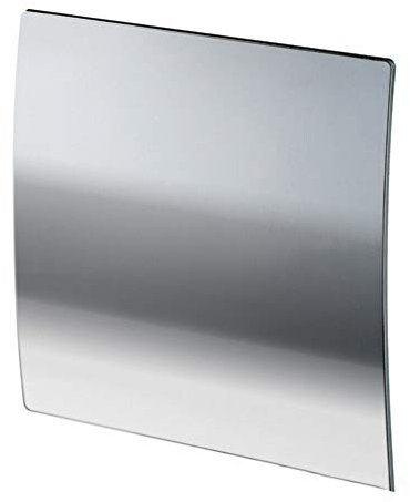 SolaDirect 4 in / 100 mm Bathroom Fan - Extractor Fan for Bathroom and Kitchen - IPX 4 - Silent Standard (Chrome - Escudo)