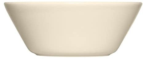 Iittala Teema Schale aus Porzellan in der Farbe Leinen mit einem Durchmesser von 15 cm, Maße: 14,7cm x 14,7cm x 5,5cm, 1059147