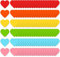 120 Pieces Whiteboard Magnets Refrigerator Magnets Dry Board Magnets Mini Colorful Heart Shaped Magnets Teacher Supplies for Home Classroom Office Refrigerator School(6 Color,1.18Inch)