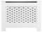 AVC Designs Small Medium Large MDF White Grey Unfinished Pattern Radiator Cover (Medium White)