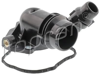 TOPRAN 504 050 Thermostatgehäuse mit Dichtung mit Thermostat Kompatibel mit BMW 5 Touring F11 11518516206 504 050 001