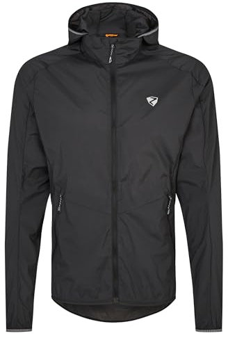 Ziener Herren NEWINO Windjacke - Fahrrad|Mountainbike|Outdoor - winddicht,atmungsaktiv,wasserabweisend, black, 48
