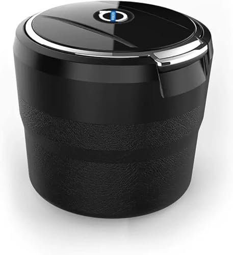 BICUP Auto Aschenbecher für Volvo XC60 S90 XC40 S60L, Fahrzeug Rauchfreien Aschenbecher, Tragbarer Hoch Flammhemmender Rauchloser Abnehmbar Aschenbecher, Auto Zubehör,C