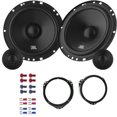 JBL Stage161CFS Lautsprecher mit Einbauset passend für Opel Vectra B 1995-2002 Türen vorne 450 Watt 165mm 2 Wege Kompo