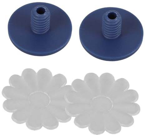 Yardenfun 2 Satz Regenschirm Spitzenabdeckungen Ersatz Schirmkappen Für Regenschirm Reparatur Robust Und Winddicht 6mm Dunkelblau Für Faltbare Und Stockschirme