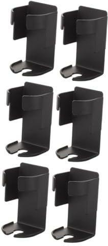 Beavorty 6pcs Toothbrush Holder Strong Punch Versatile Towel Hanger Wall Mounted Toothbrush Rack Bathroom Accessory