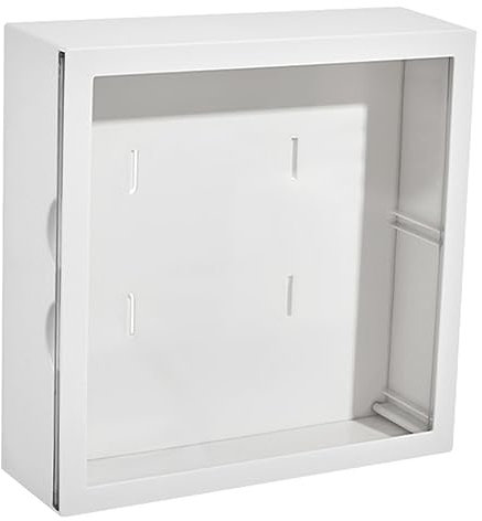 Ciieeo für die Wand Schmuckhalter digitaler Rahmen Bank kaffeetassen halter wall mounted storage box Figurenvitrine Veranstalter von Sammlerstücken das Haustier Weiß
