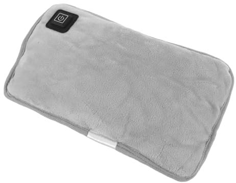 IMIKEYA Elektrischer Wärmepouch Mit Weichem üschbezug Tragbare Heiztasche Für Hände 3 Temperaturstufen Ideal Für Kälte Und Schmerztherapie Elegantem Dunkelgrau