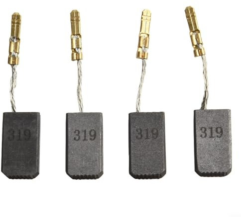 Advokingtap 4 Pieces Carbon Brushes Set For Metabo Angle Grinders W8-115 W8-125 W11-125 WE14-150 WE14-125 316046800