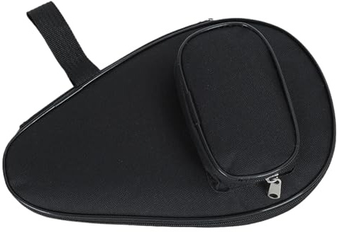 Generisch Table Tennis Bag, Waterproof Paddle Cover, Portable Storage Organizer, Racket Cover with Ball Bags, Ideal for Players, Coaches, Tournament Participants, 11.81x7.48 inches