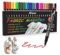 ABEIER Textilstifte Waschmaschinenfest，24 Textilfarbe Waschmaschinenfest，Textilmarker Permanent Stoffmalfarben ideal für T-Shirts, Stofftaschen - Für Kinder und Erwachsene