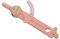 DOITOOL Glyphe multifonctionnel rédaction mathématiques de la boussole Dessin boussole géométrique école enfants stationnaire boussole pour les mathématiques crayon boussole Plastique rose