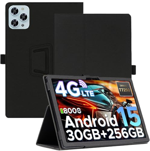 AKNICI Tablet Hülle für POPUX Tab G6 / DOOGEE Tab G6 Tablet 11 Zoll, PU Leder Abdeckung Klappständer Case Cover Schutzhülle mit Handschlaufe Magnet