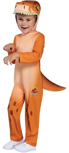 Rubies Official Jurassic World Toddler T-Rex Costume, Kids Fancy Dress