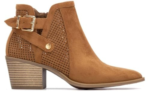 XTI - Cowboystiefel Camper Boots Damen Kamel - Bequeme und vielseitige Schuhe - Casual Mode - Modell 14526501 (Größe 36)