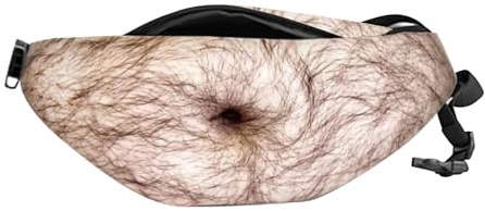 Faltbare Tragetasche, 3D Bauchtasche „Dad BOD“ – Verstellbarer Gürtel für Karneval, Partys, Reisen, Wandern & Sport – Lustiges Accessoire als Geschenk für Männer (Stil 2)