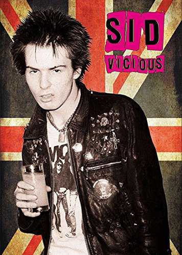 Unbekannt Poster - Sex Pistols - Sid Vicious Flag - Holland 1977 ca60x85cm 15338