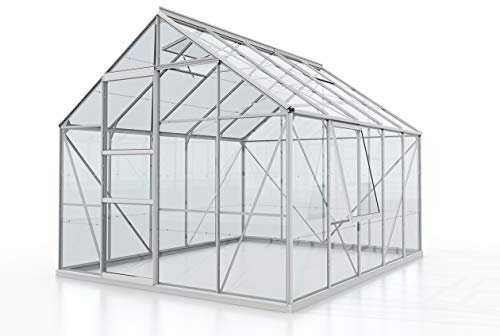 Vitavia Meridian 1 8300 HKP 6 mm Gewächshaus 2 Dachfenster 1 Seitenfenster Hobbygärtner