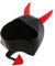 Qianly Neoprenhaube für Erwachsene 3mm Zum Tauchen Und Schnorcheln, Schwarz + Rot