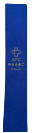 ATC Handels GmbH Fitnessbänder Loop Textil 32x5,8cm in verschiedenen 5 Stärken - 1 oder 5 Stück - für Kraftsport, Yoga, Gymnastik - Widerstandsbänder, Sportband, Gymnastikband (1, schwer)