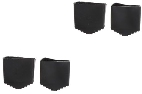 jojofuny 4pcs Folding Ladder Anti- Feet Pads for Improved Stability Non- Ladder Leg Protectors Safety for Home Use