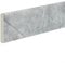 SMZhomeone Dekorative Sockelleiste, 2 m x 8 cm x 5 mm, Schaumstoff-Baumwolle, selbstklebende Sockelleiste, dekorativer Wandschutz (grau)