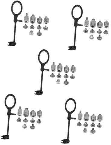 HOMSFOU 5sets Ssd Mounting Screws Kit Computer Motherboard Accessory Hex Screws for Hard Drive