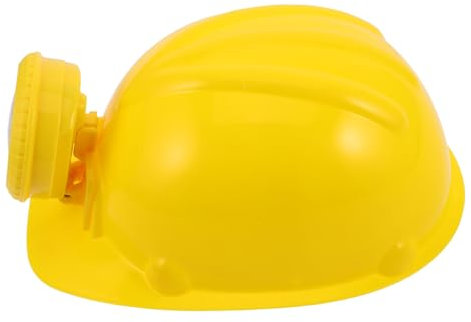 DRESSOOS Kinder-Verkleidungshelm aus Kunststoff für Bergbauarbeiter Bauarbeiterhelm zum Rollenspiel sicherer Cosplay-Sicherheitshelm für Jungen und Mädchen