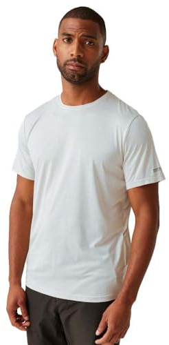 Regatta Fingal Edition Herren-T-Shirt, steingrau-weiß, XL