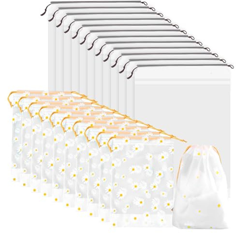 20 Stück Schuhbeutel Reise, wasserdichte Kordeltasche 30x40 cm+20x30 cm Kofferorganizer Schuhbeutel mit Zugband, Schuhsack Reise für den täglichen Gebrauch und auf Reisen