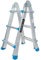 WORHAN Scala Telescopica Estensibile 302cm Telescopica Alluminio Pieghevole Versatile Robusta Scaletta 3.02m L3