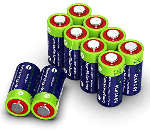 10 pièces 4LR44 6V Piles alcalines sans Mercure PX28, 4G13, 476A, L1325, A544, A4034PX pour la télécommande, Laser Rouge, Stop Barking, Beauté