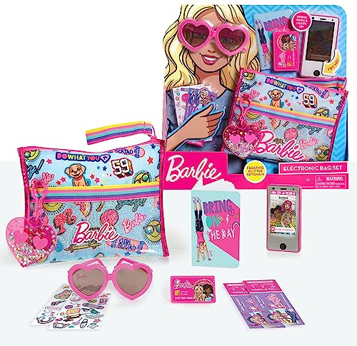 Barbie Electronic 10-Piece Purse Set, Multi-Color
