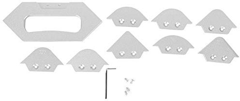Halbrunde Ecke Jig Fräser Router Tisch Ecke Radius Jig Set Holzbearbeitung Trimmen Ecke Radius Quick Jig für Holzdekoration DIY Zimmerei Anzug