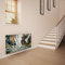 Glass Radiator Cover Printed - Liquid Silver - Made by Premier Range in 1420mm Wide x 640mm High