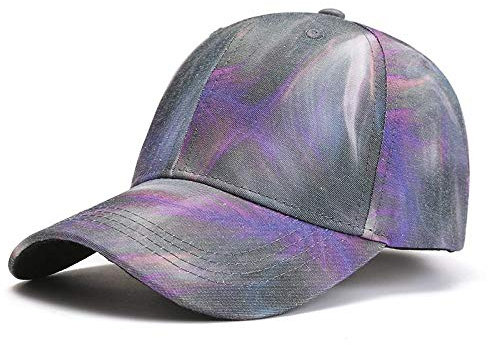 Herren Kappe Hut Männer Frauen Baseball Cap Verstellbarer Hut Sonnenblende Hip Hop Tie-Dye Im Freien Unisex Snapback-Style_3