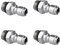 4 Pcs Pressure Washer Sprayer Fittings 1/4 Quick Release Connector 14mm Male Thread Stainless Steel Adapter for Garden Hose Tap Connector