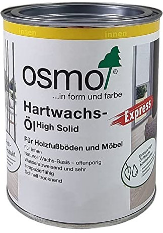 Osmo Hartwachs-Öl Express 3340 Weiß Transparent (0,75 Liter)