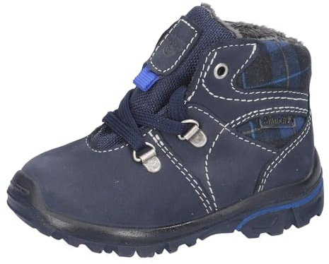 RICOSTA Jungen Winterstiefel DESSE, Kinder Lauflernschuhe, Weite: Mittel, lose Einlage, Sympatex, Winterboots, gefüttert, See/Ozean (180), 24 EU
