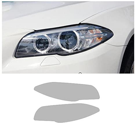 Qmzmro Auto Scheinwerfer Folie,Für BMW 5er F10 F11 2014-2017 Autoscheinwerfer Schutzfolie Scheinwerfer Kratzfest Frontlicht Transparente TPU Aufkleber