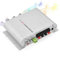 Power Amplifier Stereo Amplifier,Digital Amp Mini HiFi 2.1 Stereo Bass Auto Car Home Audio Power Amplifier with and 3.5mm Audio Input,Two Pairs of Speaker Output Clips(Silver)