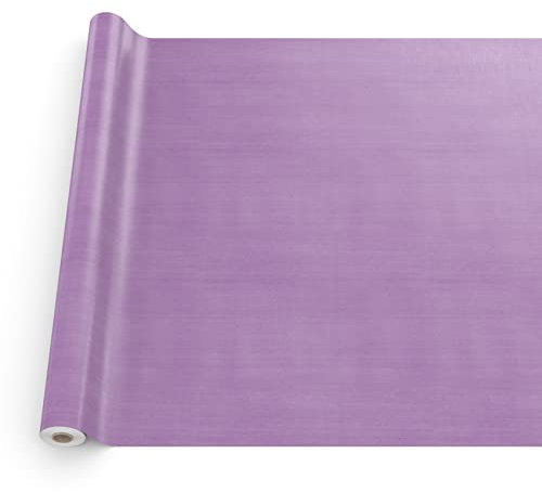 Wachstuchtischdecke Wachstuch Tischdecke abwaschbar Rechteck, rund, oval Premium Textileffekt Prägung Gartentischdecke 1000 x 140cm Schnittkante Violett