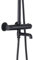 ENKI, Dune, T117, Contemporary 3 Shower Outlet, Thermostatic Bar Shower Mixer Valve, Thermostatic Bath Shower Mixer Tap, Black