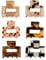 LEEQ Petite Pince Cheveux Femme 6 Pcs, Mini Pince à Cheveux Carrées Antidérapantes, Barrette Cheveux Femme Léopard Ecaille de Tortue pour Femmes et Filles