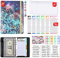 Budget Planner Deutsch Budget Binder A6 - Vollständig Deutsch Design,Budgetplaner Geld Organizer Sparbuch mit Folien für Finanzplaner Buget Sparen Mappe, Cash Stuffing Startset (Schwarz)