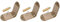 Cabilock 3 Sätze Cribbage-Brett Faltbares Krippenbrett Reise-Cribbage-Boards Poker Cribbage Board Krippenbrettklammern Krippenbrett Mit Metallstiften Cribbage-heringe Reisen Leder Tragbar